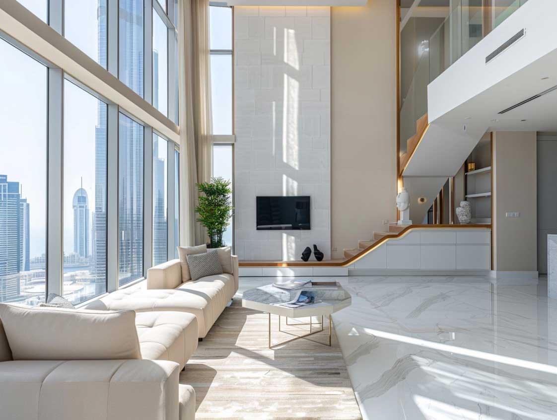 Dubai renovated luxurious penthouse