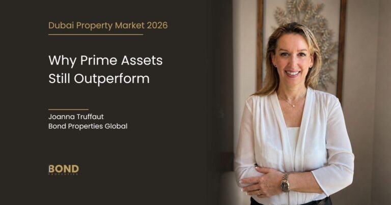 Joanna Truffaut discussing why prime assets still outperform in Dubai Property Market 2026.